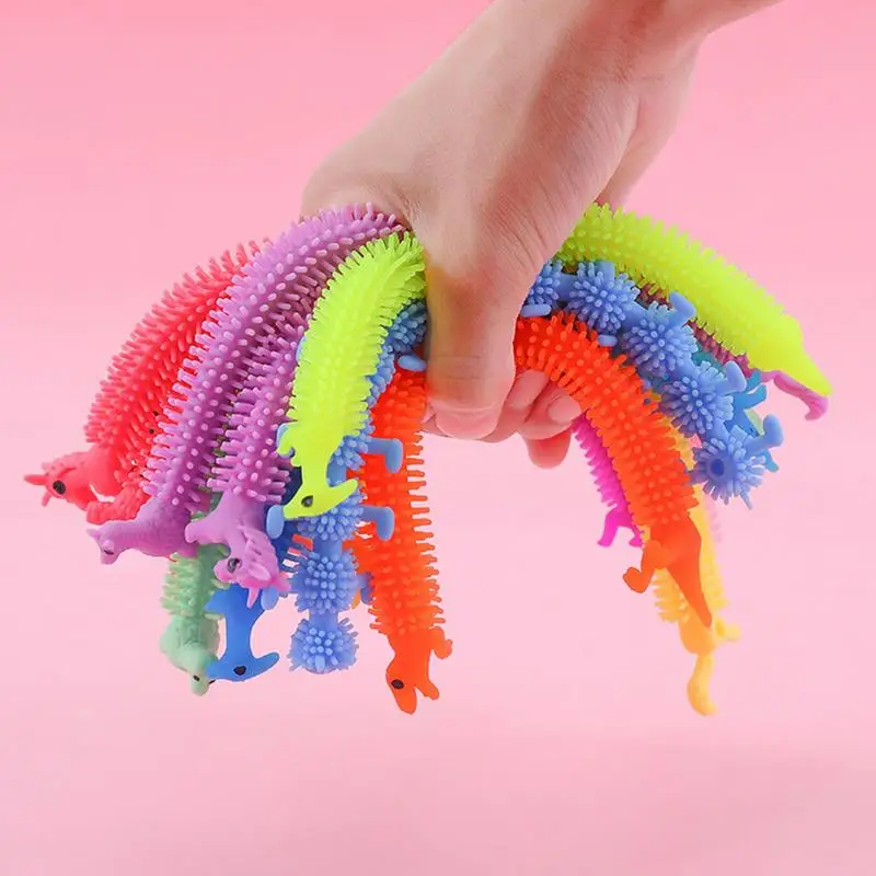 Jouets Sensoriels Longs Colorés et Extensibles pour Enfant en Bas Âge, 1 Pièce