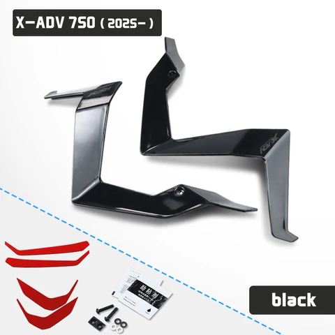 Мотоциклетный боковой дефлектор ветра для Honda X-ADV 750 X ADV XADV 750 2025, аксессуары, воздушные дефлекторы, боковой обтекатель лобового стекла