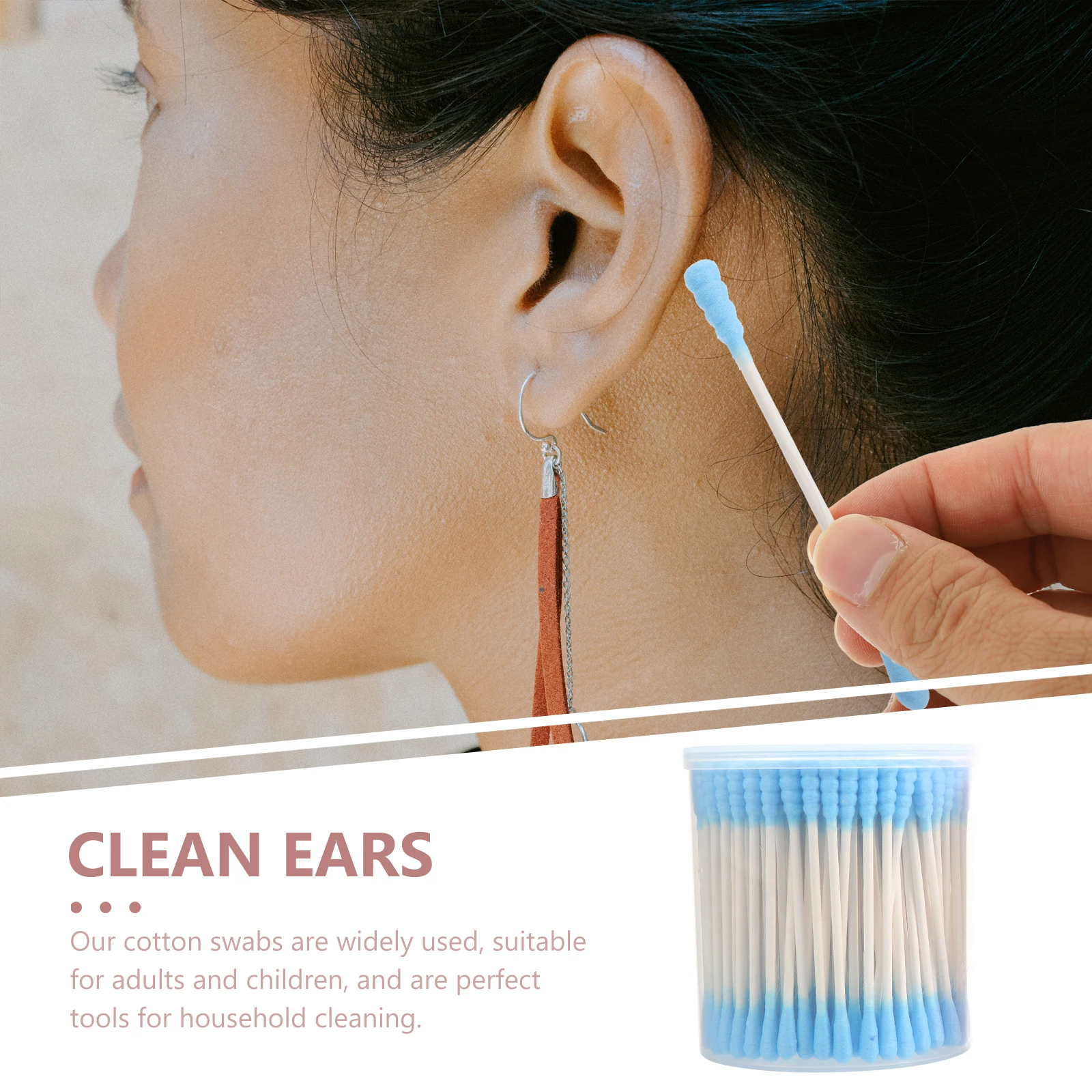 400 Uds hisopos de doble punta herramientas de maquillaje absorbentes desechables tatuaje belleza maquillaje seguro Material de hisopos de algodón