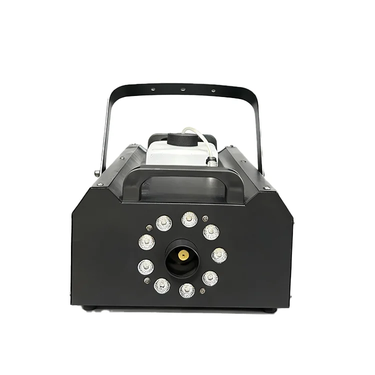 

2000W LED Fog Machine Multicolor Smoke Maker Iron Material with Remote Control for Events AC110-220V 1-Year Warranty