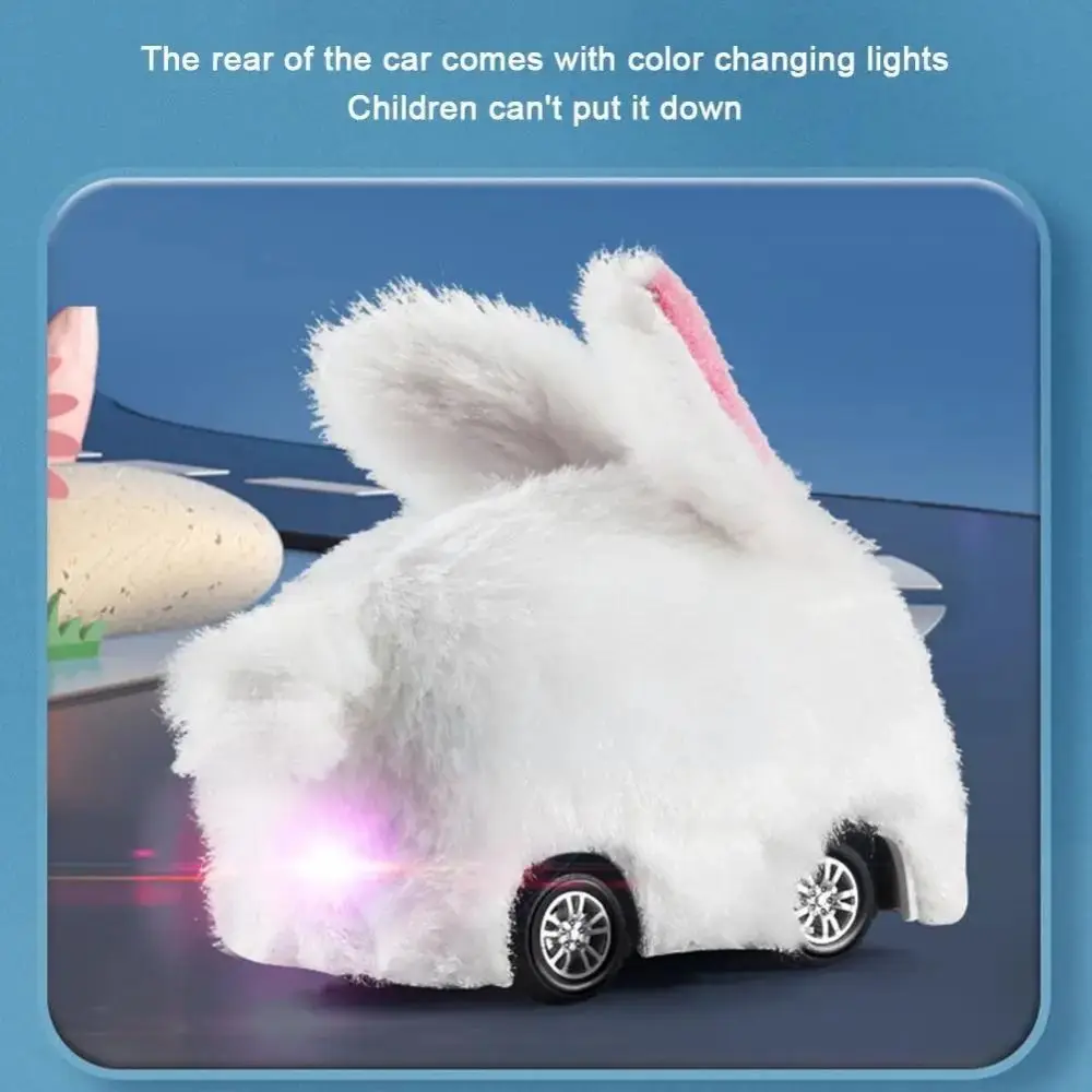 3D Cartoon Children RC Car Mini Watch Toys USB Charging Cute Pet Car Rabbit Racing Toys Kapibala Watch Electric Toy