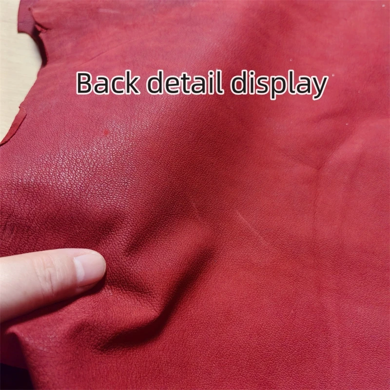 جلد بلوري أحمر ، من الجلد الحقيقي ، من الطبقة الأولى من الطبقة الأولى من النسيج الجلدي ، أحذية مصنوعة يدويًا مصنوعة يدويًا من الجلد الحقيقي داخل جلد الغنم بالكامل #5