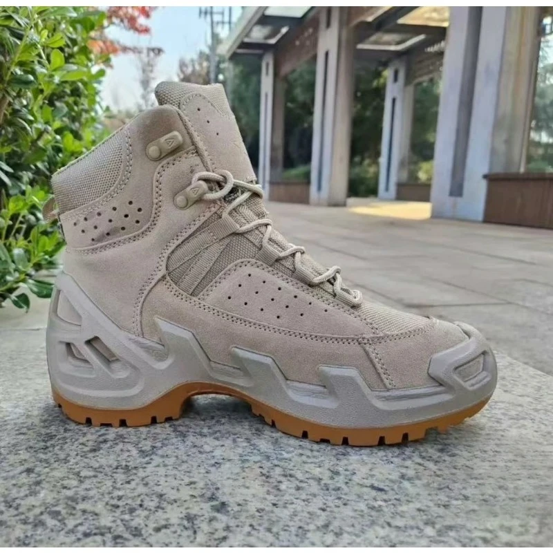 

Original Brand Men Woman Mountaineering Boots Top Quality Walking Outdoor Hunting Shoe Designer Mid-Top Trekking Sneakers 38-45