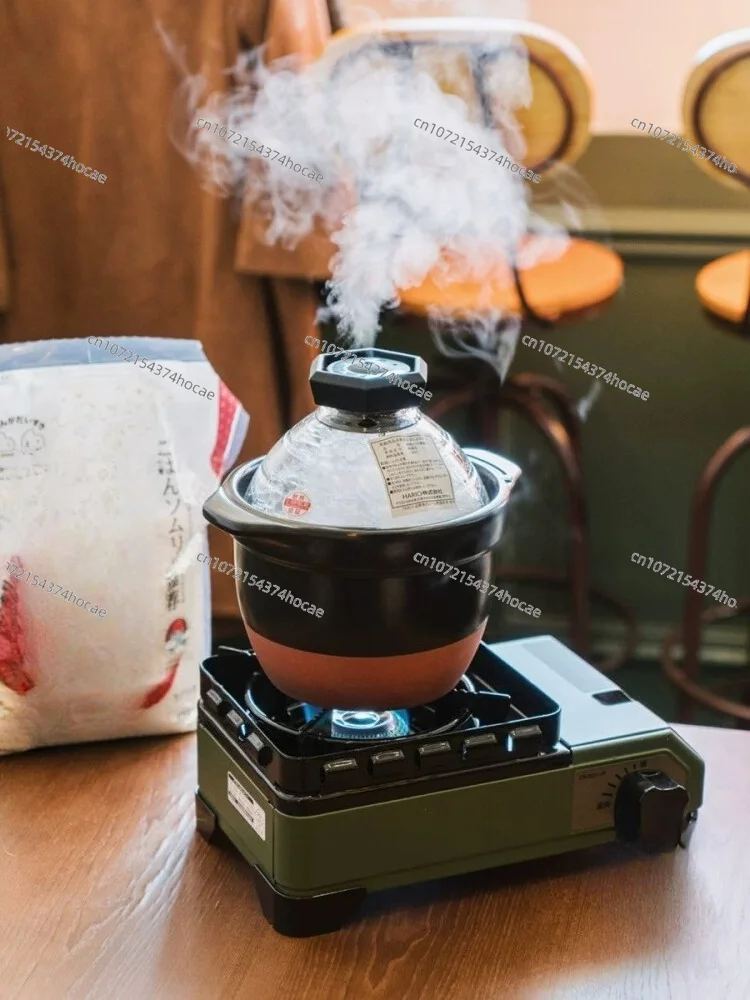 Stew Pot Household Earth Pot Gas Shallow Mouth Internet Celebrity Rice One Person Food Small