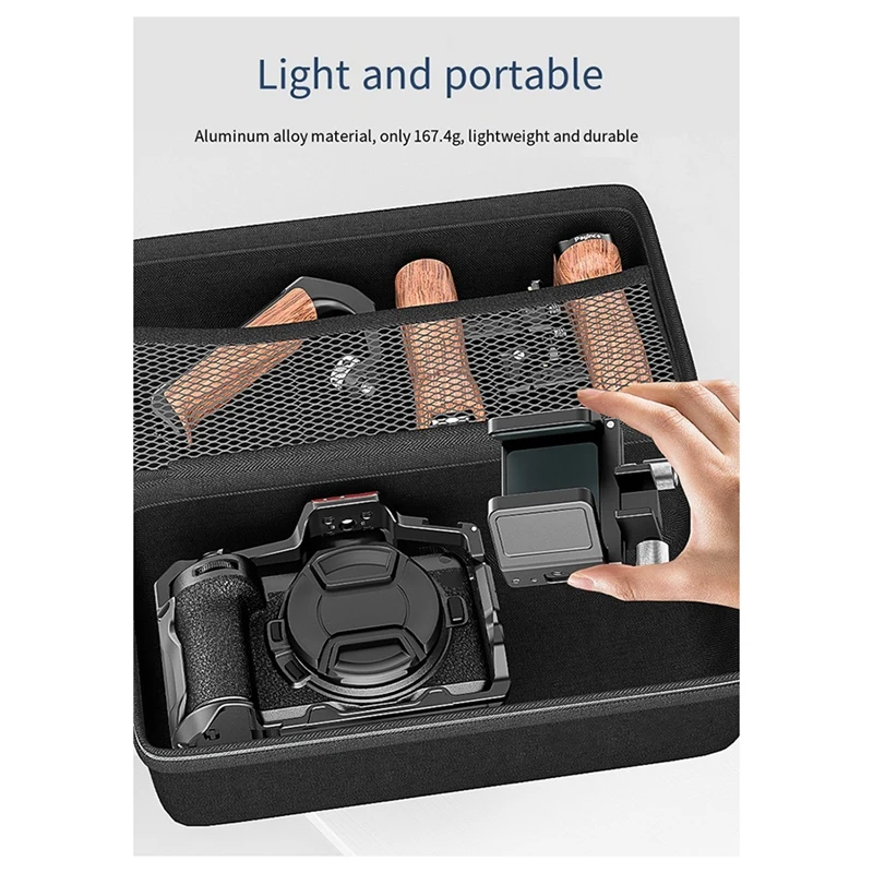 SSD 거치대 클램프, 케이블 클램프 콜드 슈 마운트, DSLR 카메라 케이지, 삼성 T5 T7 SSD, BMPCC 4K 6K PRO 카메라용