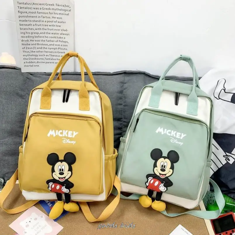 Disney Multifunction Large Capacity Nappy Diaper Backpack Minnie Mickey Mouse Baby Mother Bag Maternity Backpack