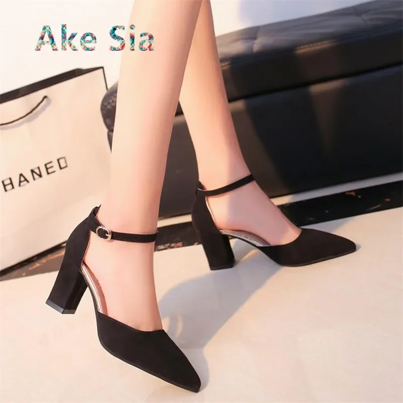 2020 Fashion High Heels Newest Women Pumps Summer Women Shoes Thick Heel Pumps Comfortable Shoes Woman Platform Shoes s0013