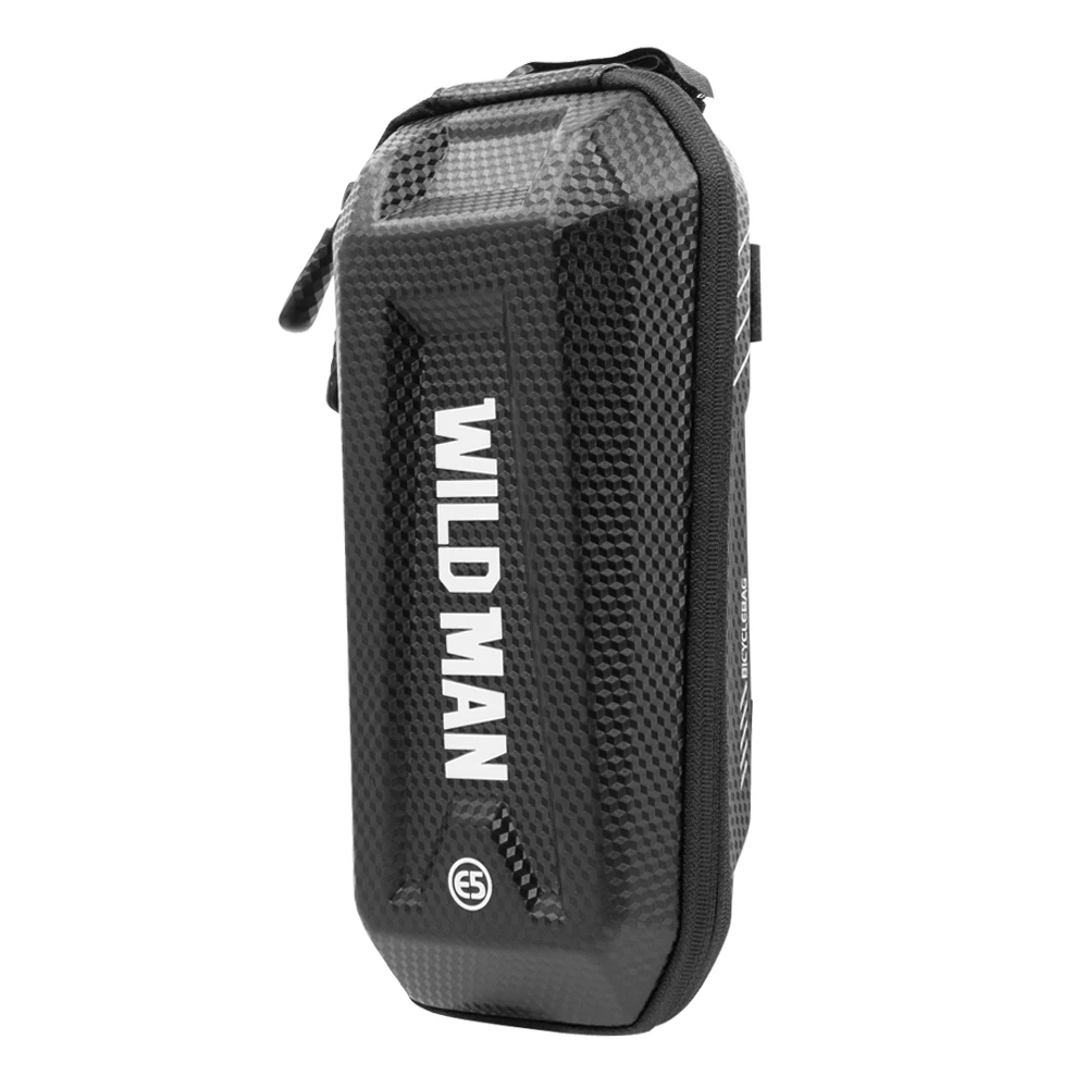 1L WILD MAN Front Storage Bag Hard Shell Rainproof Bag for Xiaomi M365 Pro Mi3 Mi4 Ninebot Max G30 F20 F30 F40 Electric Scooter