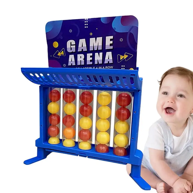 Bounce Ball Game Funny Board Toys Table Top Battle Games Connect The Balls Of Same Colour In A Row Funny Board Toys Table Top