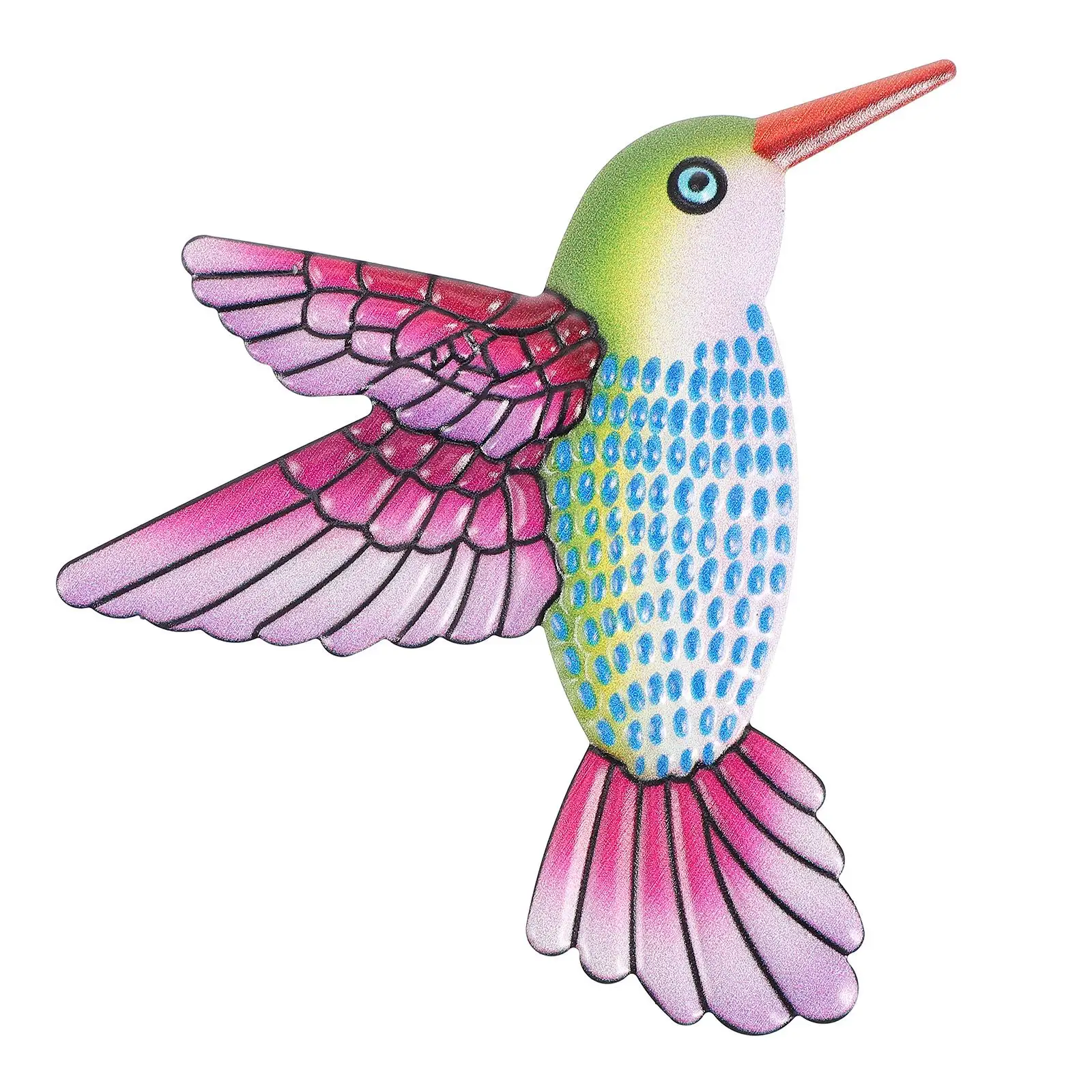 

Wrought Iron Hummingbird Wall Decor Art Craft Sculpture Home Hanging nament Outdoor Decorations Metal Bird Pendant