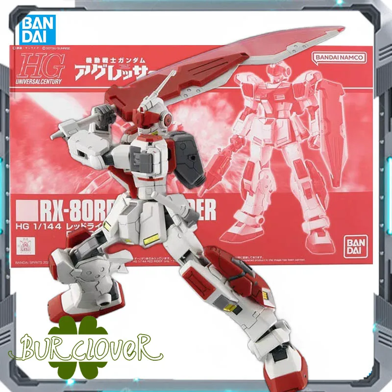 Bandai HG 1/144 RX-8ORR RED RIDER RED RIDER Asmodeus собранная модель подвижные шарниры высокое качество Коллекционные детские игрушки