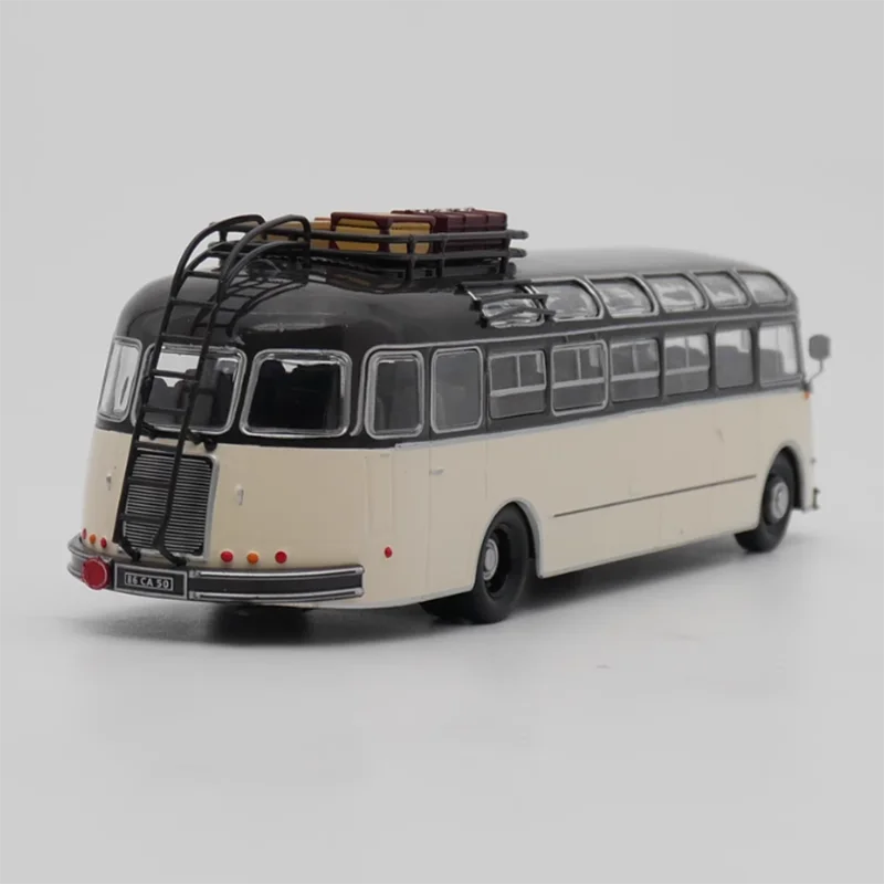 Diecast 1:43 Scale Ixo ISOBLOC 648 DP 1955 Bus  Alloy Vehicle Model Finished Simulation Collection Decoration Gift Toys Display