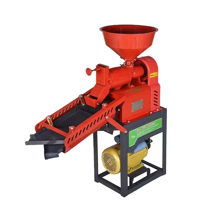 Máquina Multifuncional para Procesar Arroz - Molino de Arroz y Molinillo de Granos Combinados, para Convertir Arroz con Cáscara en Arroz Blanco y Maíz en Harina