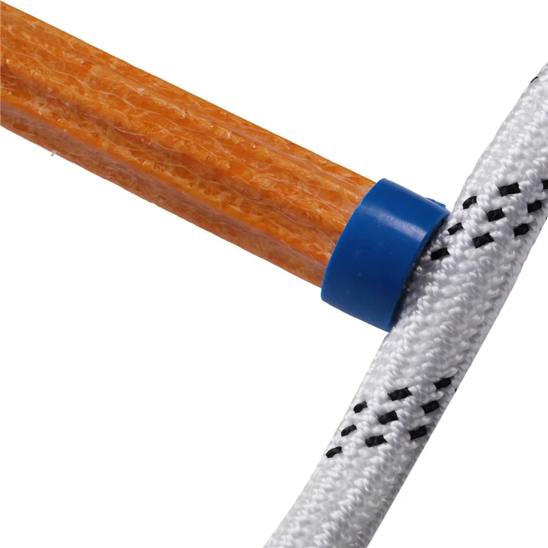 

6.5Ft Flexible Ladder Rope Ladder Insulated Ladder Rescue Ladder Rock Climbing Anti-Skid Engineering Rope Ladder-AAAE