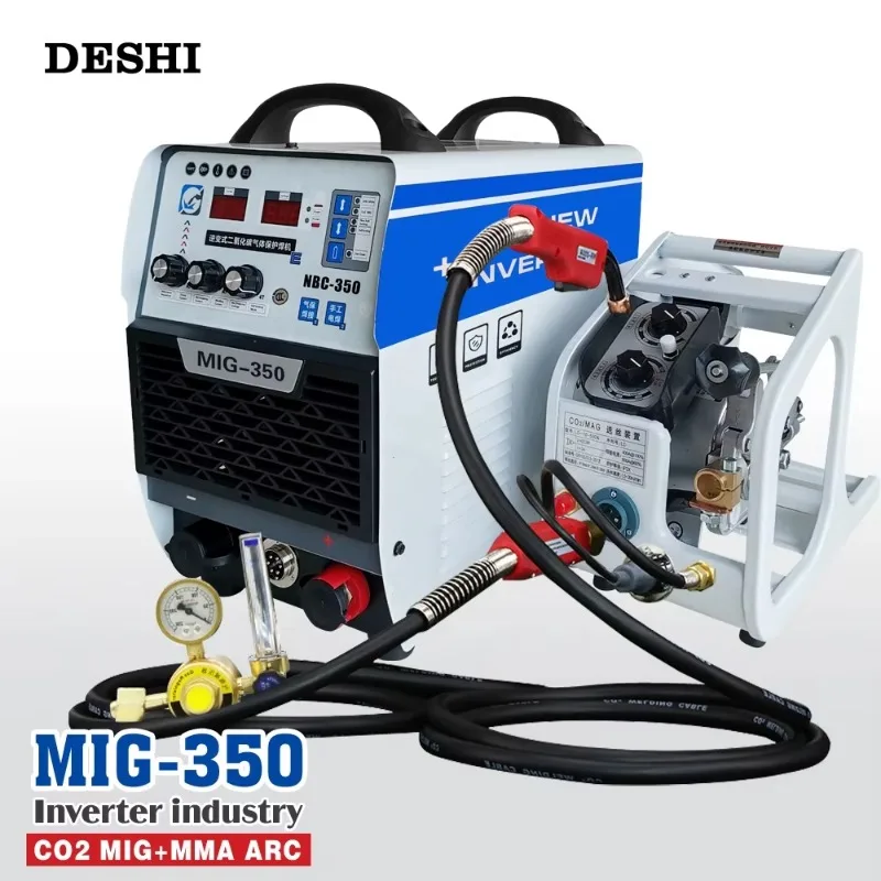 MIG 350 MIG MMA Carbon Dioxide Gas Shielded Welding Machine Split Industrial Grade Secondary Shielded 220V/380V Dual Purpose