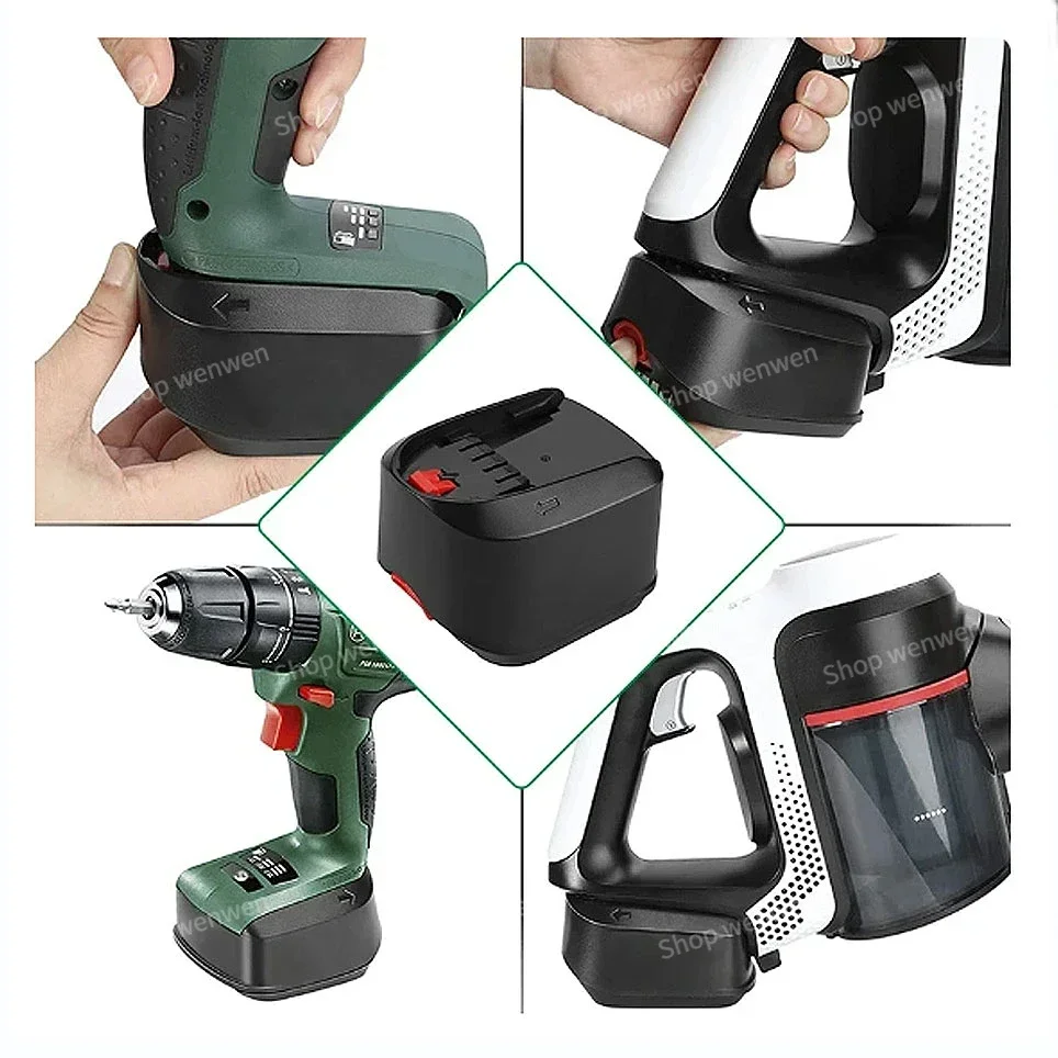 For Bosch 18V 9.8AH Li-ion Rechargeable Tool Battery PBA PST PSB PSR Bosch Home, Garden Tools (TypeC only) AL1810CV AL1815CV