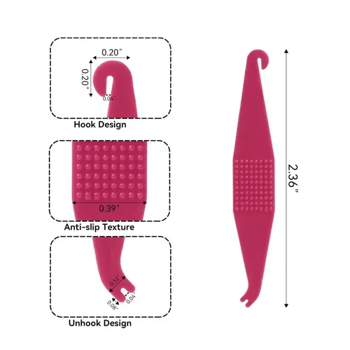 Imagen 2 del producto 100 Uds. Banda elástica de ortodoncia desechable para aparatos ortopédicos, anillos de ligadura de goma Dental, herramientas de accesorios dentales
