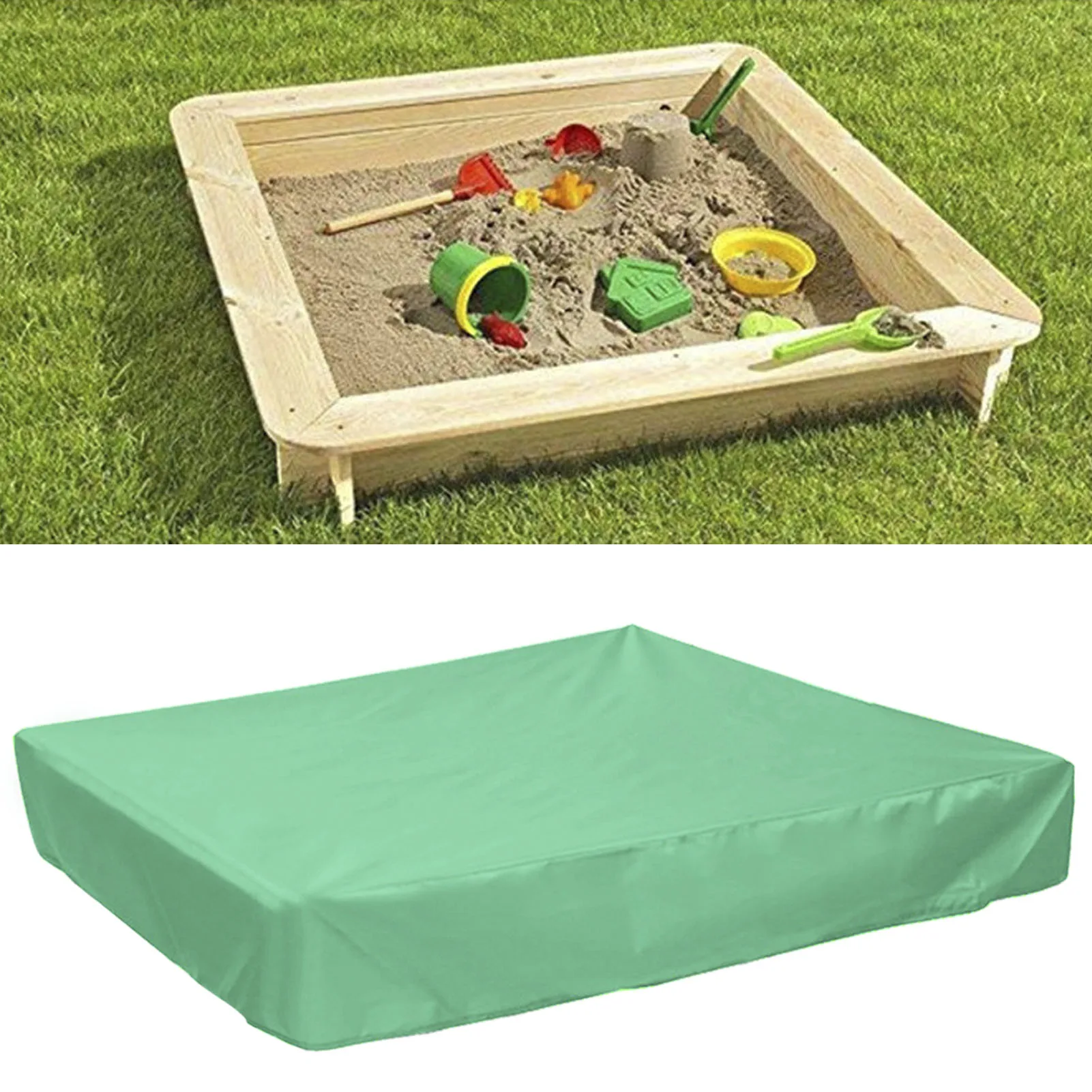 

Square Hot Tub Swimming Pool Cover Children Sandbox Waterproof Sunshade Covers For Garden Backyard