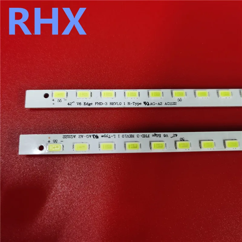 FOR Sony  LED backlight strip for KLV-42HX650 42EX410 42V6 Edge FHD-3 3660L-0374A 54CM 55LED LCD TV backlight bar  left + right　