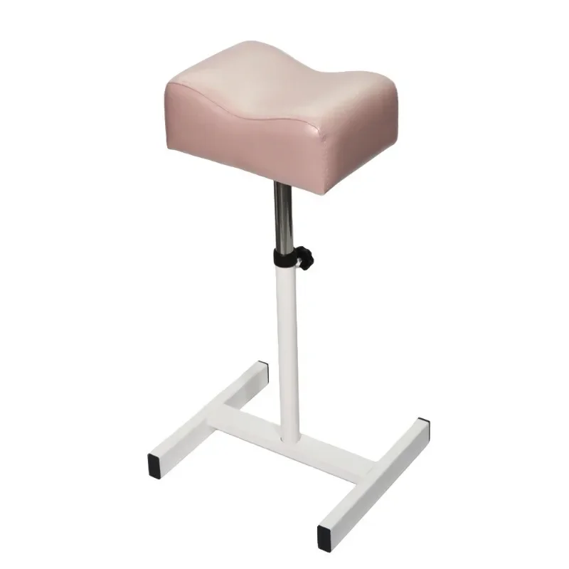 Adjustable Height Pedicure Foot Rest Stand, PU Leather Foot Stool for Nail Salon, Manicure Foot Rest with Height Adjustment