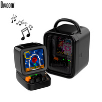 Divoom Ditoo Retro Pixel Art Game Bluetooth Speaker with 16X16 LED App Controlled Front Screen (Black) tronsmart trip 스피커