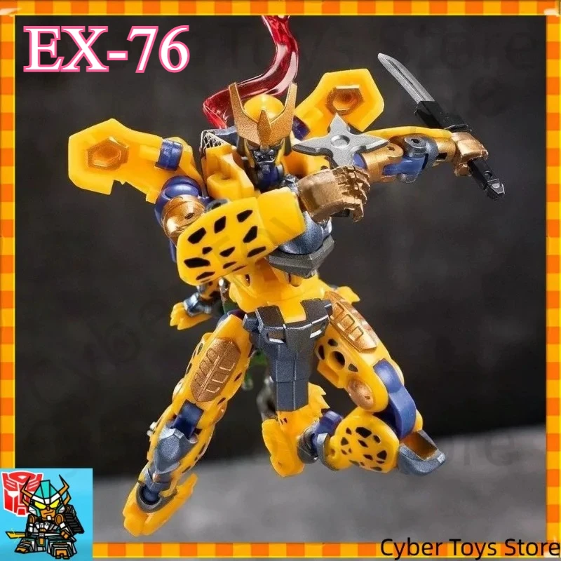 

【Buy Fast Shipping】Transformation Toys in Stock Iron Factory Small Scale IF EX-76 Yellow Panther Warrior Samurai Version Boy