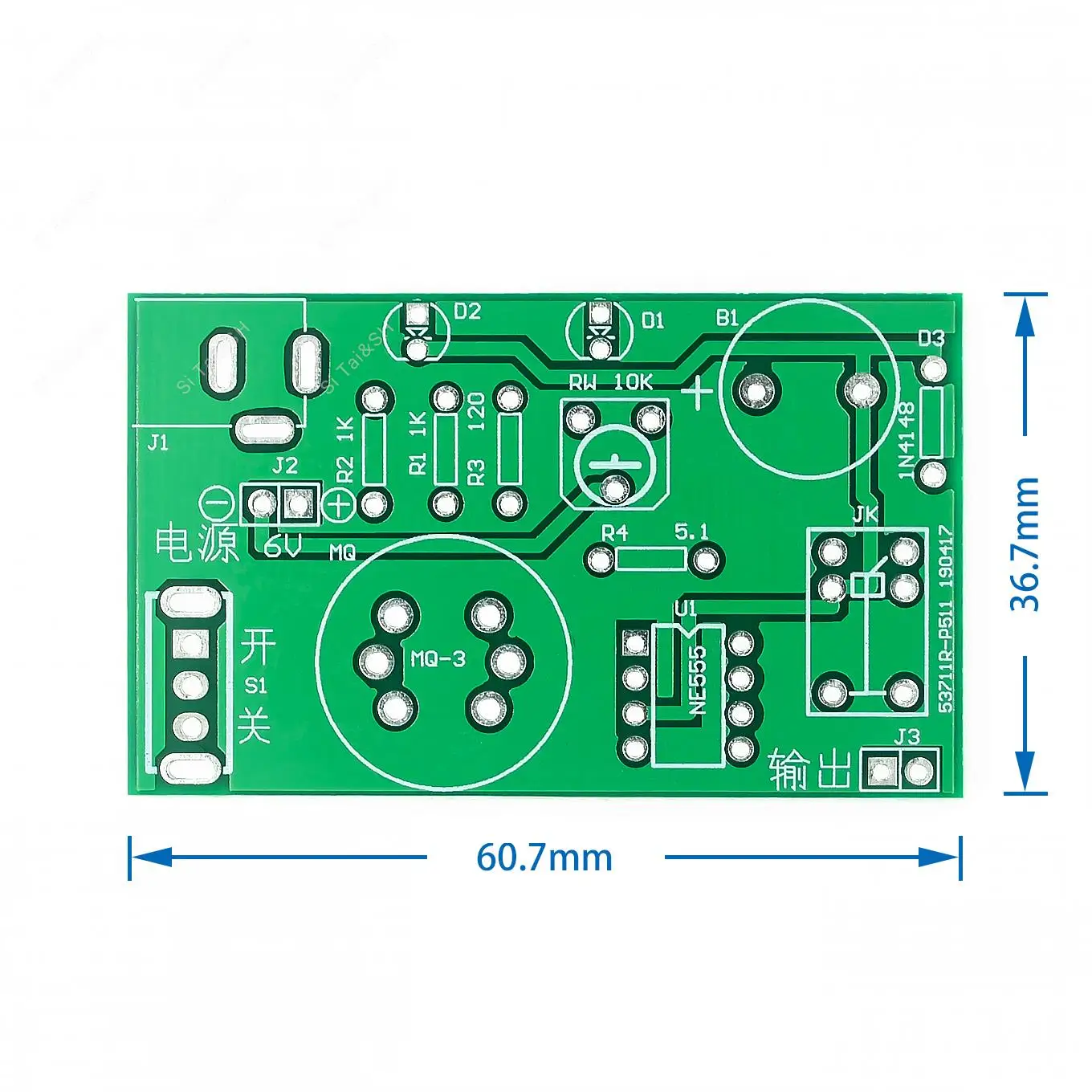 Alcohol tester suite mq-3 drink-driving tester MQ-3 module alcohol sensor DIY parts