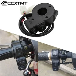 Motorcycle 7/8inch Handlebar Switches Horn Button Turn Signal Light Headlights 3 In1 Controller Switch For Scooter ATV Universal