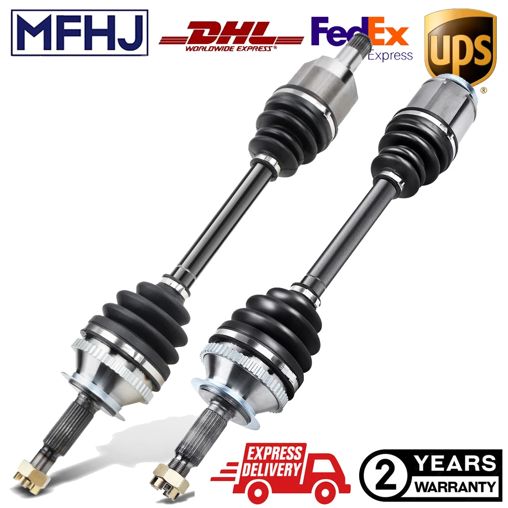 2x Front Left & Right CV Axle Shaft Assembly For Hyundai Santa Fe 2004 2005 2006 4950026850, 4950026860, 4950126860, 4950126800