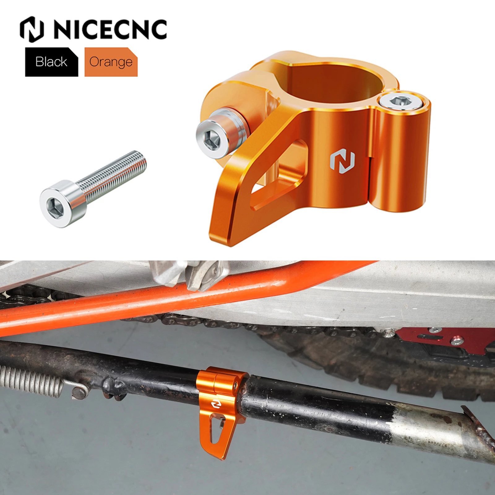 

Motorcycle Parking Side Stand Kickstand Tip Fat Foot For Husqvarna 701 Enduro 2016-2023 KTM 690 Enduro R 2008-2023 2009 2010 011