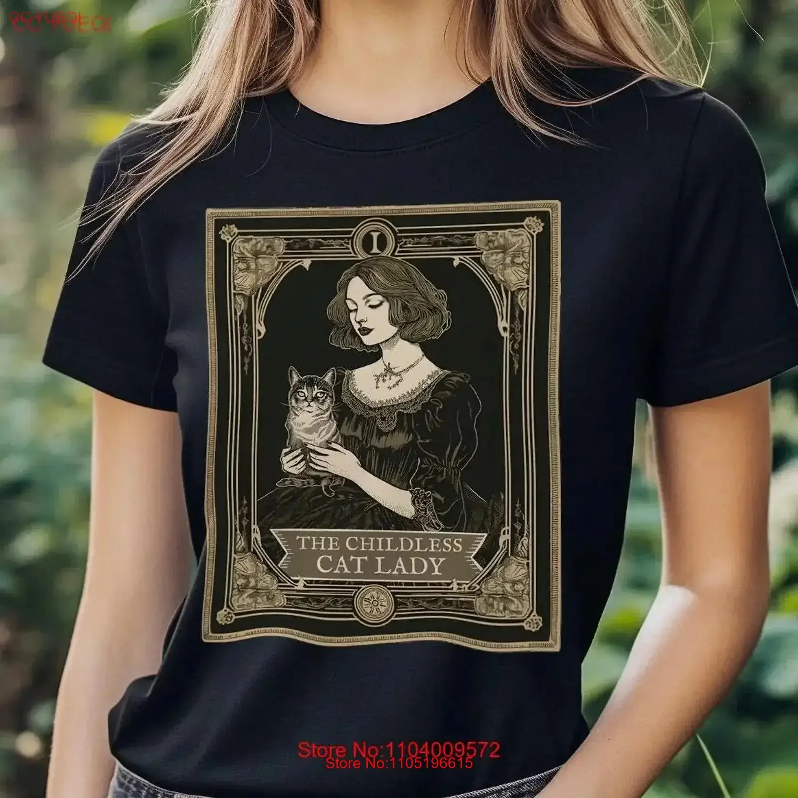 Kamala Harris 2024 T Shirt Childless Cat Lady for Vintage Tarot Card Witchy Halloween vintage Washed Unisex Casual Breathable