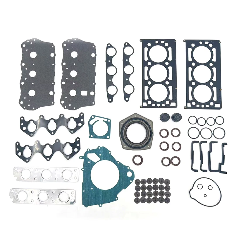 

Полный комплект прокладок головки двигателя подходит для Kia Carnival II GQ Sedona 2.5L KV6/K5 GAS 0K55C10270B 0K55810270B Уплотнение крышки кривошипа