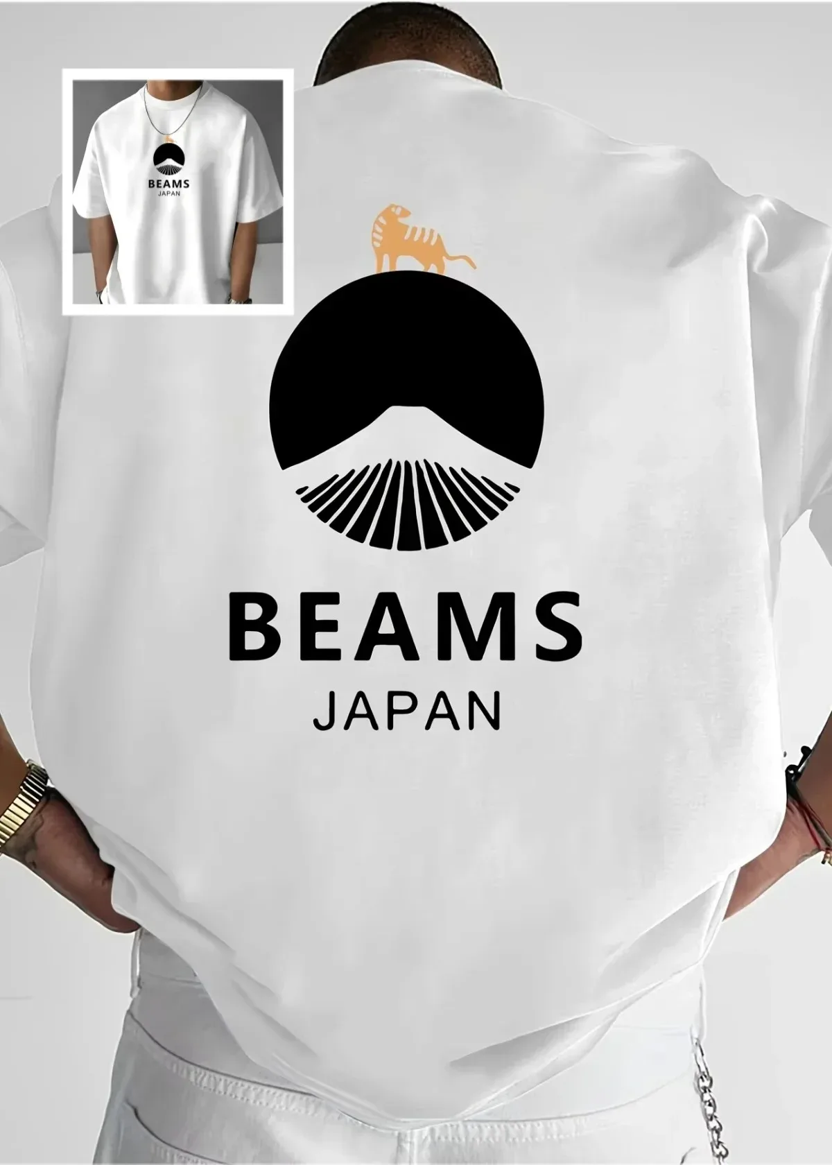 Neues Sommer BEMAS Modisches Muster 3D-Druck Atmungsaktives Schnelltrocknendes Herren Übergrößen-T-Shirt Outdoor Freizeit Eltern-Kind-Kleidung – Detail 5