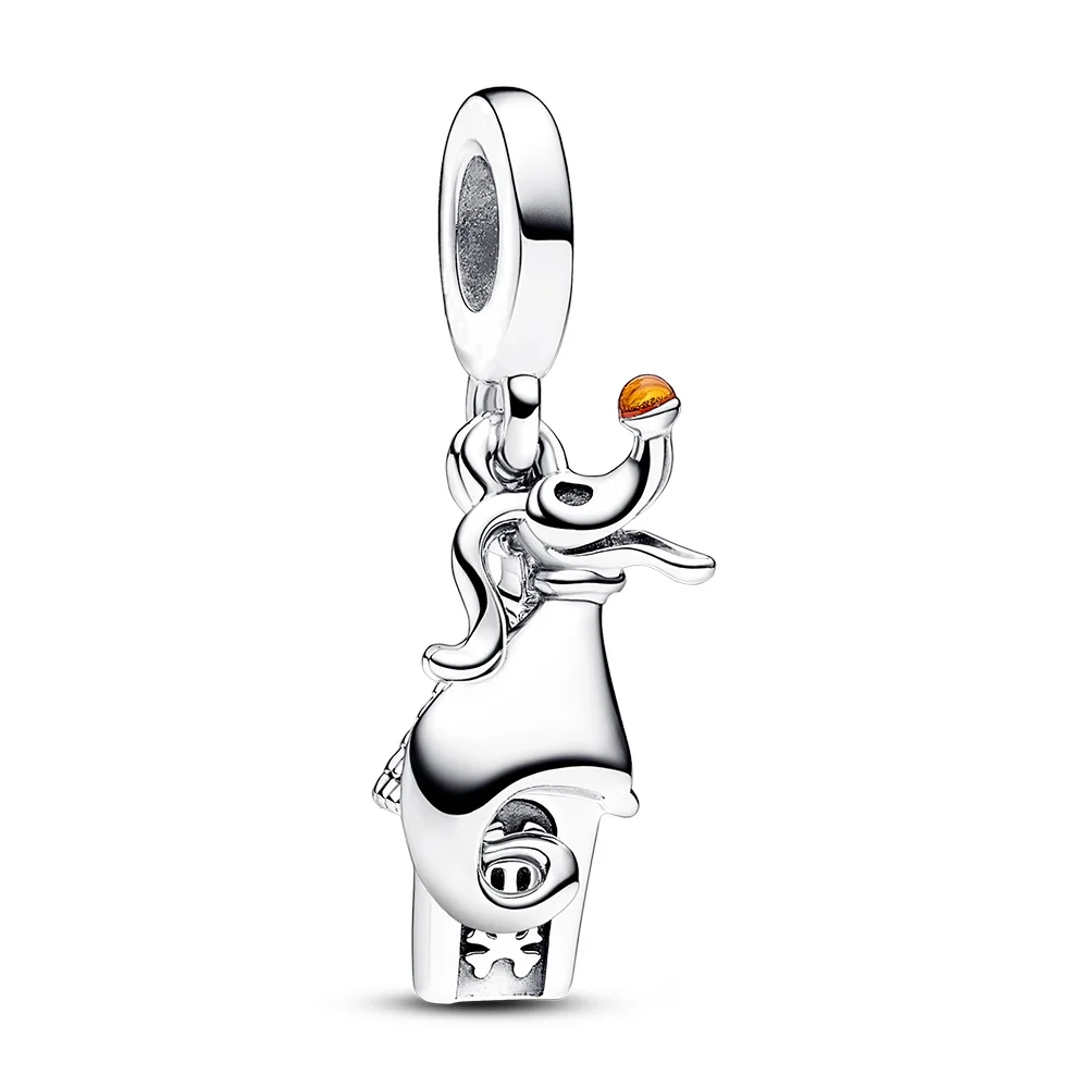 925 Silber Potdemiel Disney Bestseller Anhänger Weihnachts-Albtraum Charms Perlen Passend für Armband Halskette Damen DIY Edelschmuck Geschenk