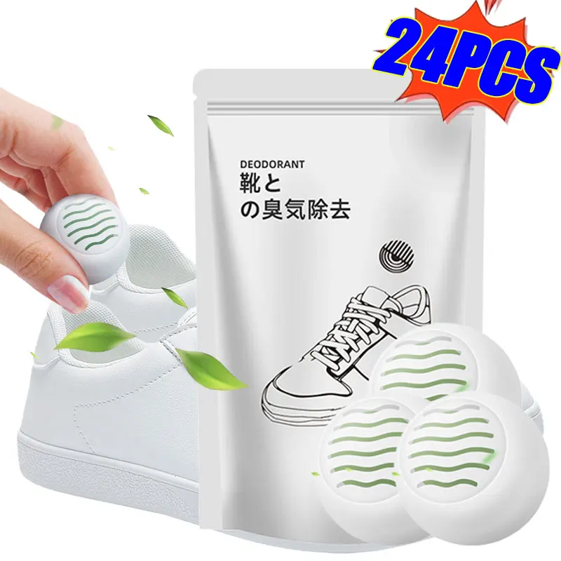 24/6Pcs Shoes Deodorant Balls Freshener Shoes Tea Fragrance Essential Foot Care Everyday Footwear Scent Shoe Closet Fresh Ball