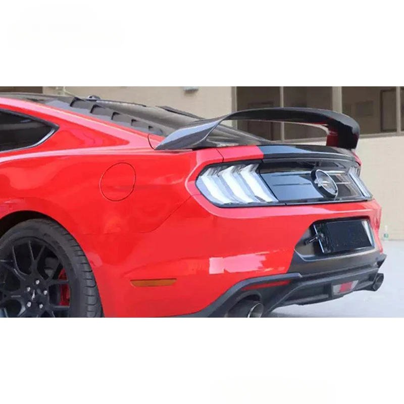 

Fengxuan For Ford Mustang GT350 2015-2017 Carbon Fiber Rear Spoiler Rear Diffuser Fixed Wing