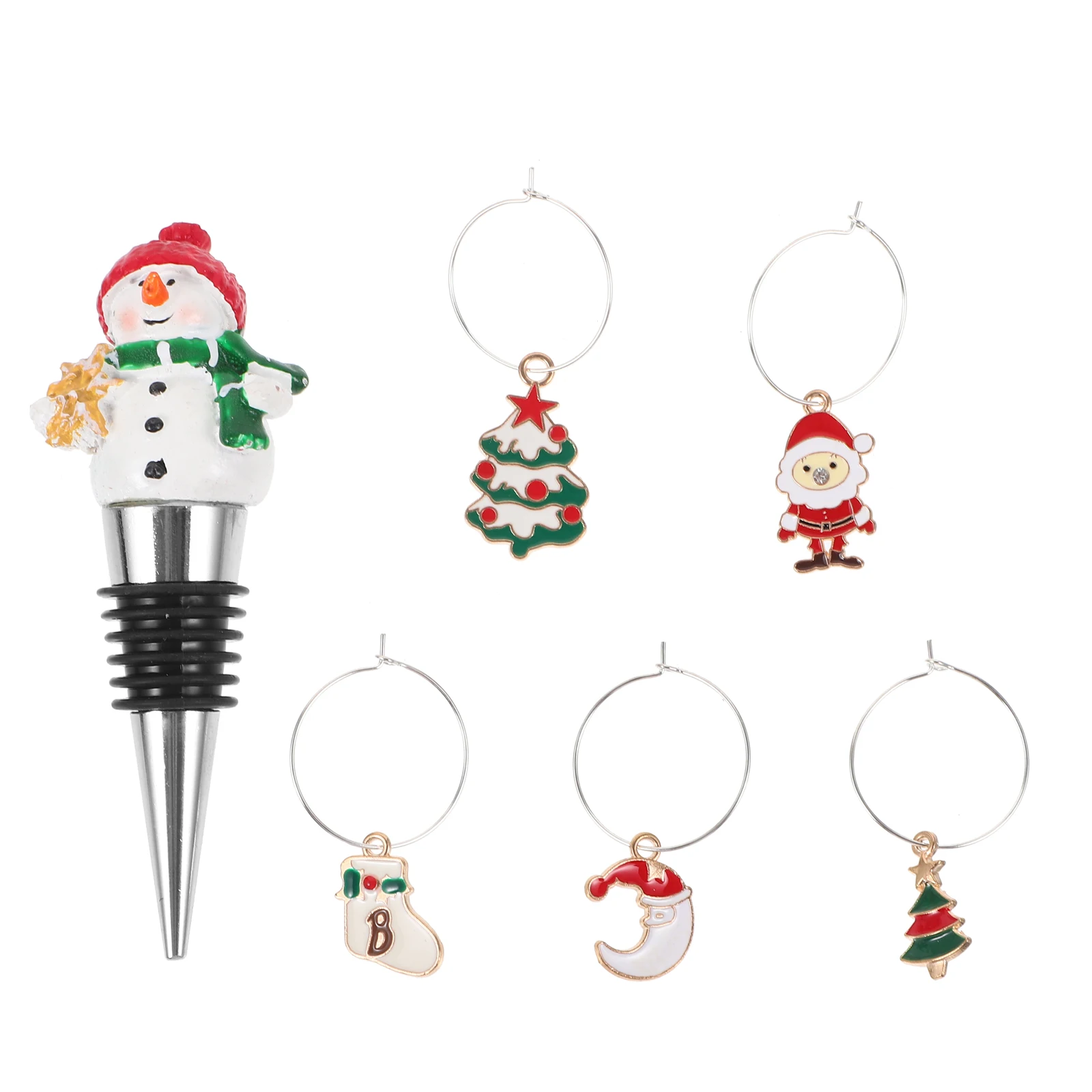 

Snowman Plug Kit Valentine's Day Bottle Stopper Water Anti-spill Sealing Reusable Tops