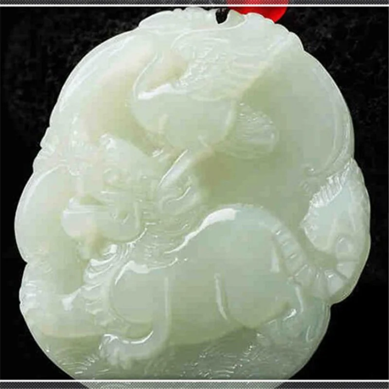 Hetian Jade Pendant, Jade Brand, Pingxian, Nanyang Town, Henan Province, Men's Jade with Jade Pendant