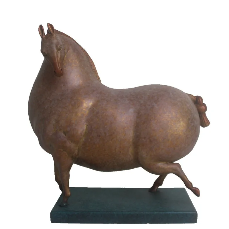 

Bronze horse ornament Chinese zodiac living room office hotel decoration
