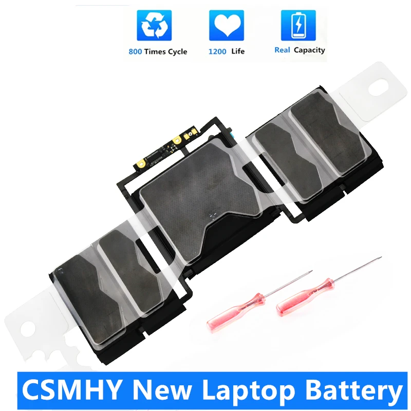 CSMHY New A1819 A1706 Laptop Battery For Apple MacBook Pro 13'' Touch Bar A1706 Late 2016 Mid 2017 EMC 3071 EMC 3163 MLH12LL/A