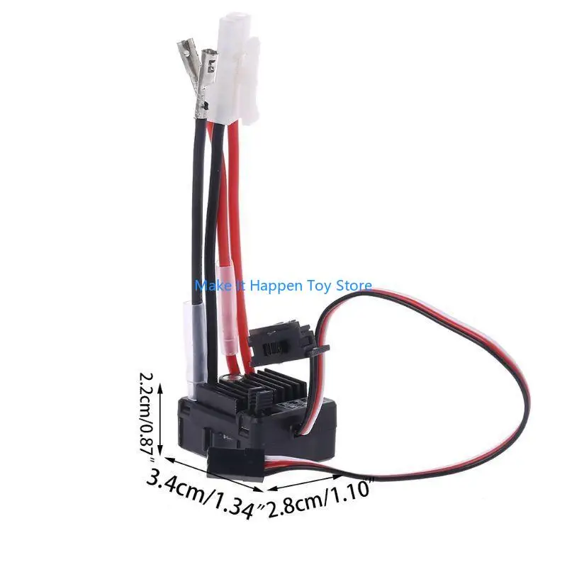 

28EC 1.3x1.1x0.9in Remote Control Model Car Brushed ESC Replacement Supplies