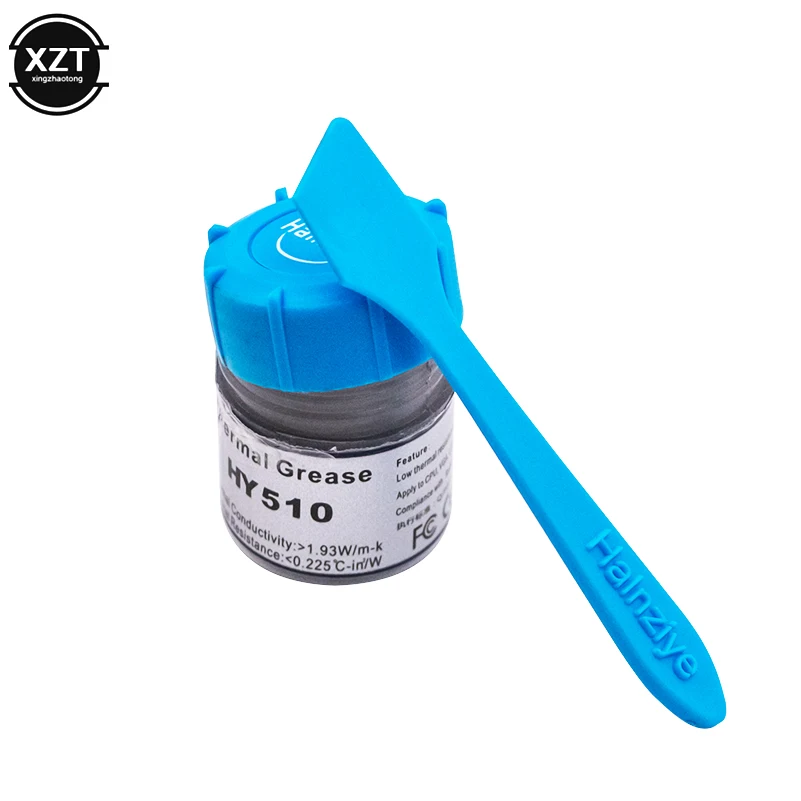 NEW HY510 25g Grey Silicone Compound Thermal Paste Conductive Grease Heatsink For CPU GPU Chipset Notebook Cooling with Scraper