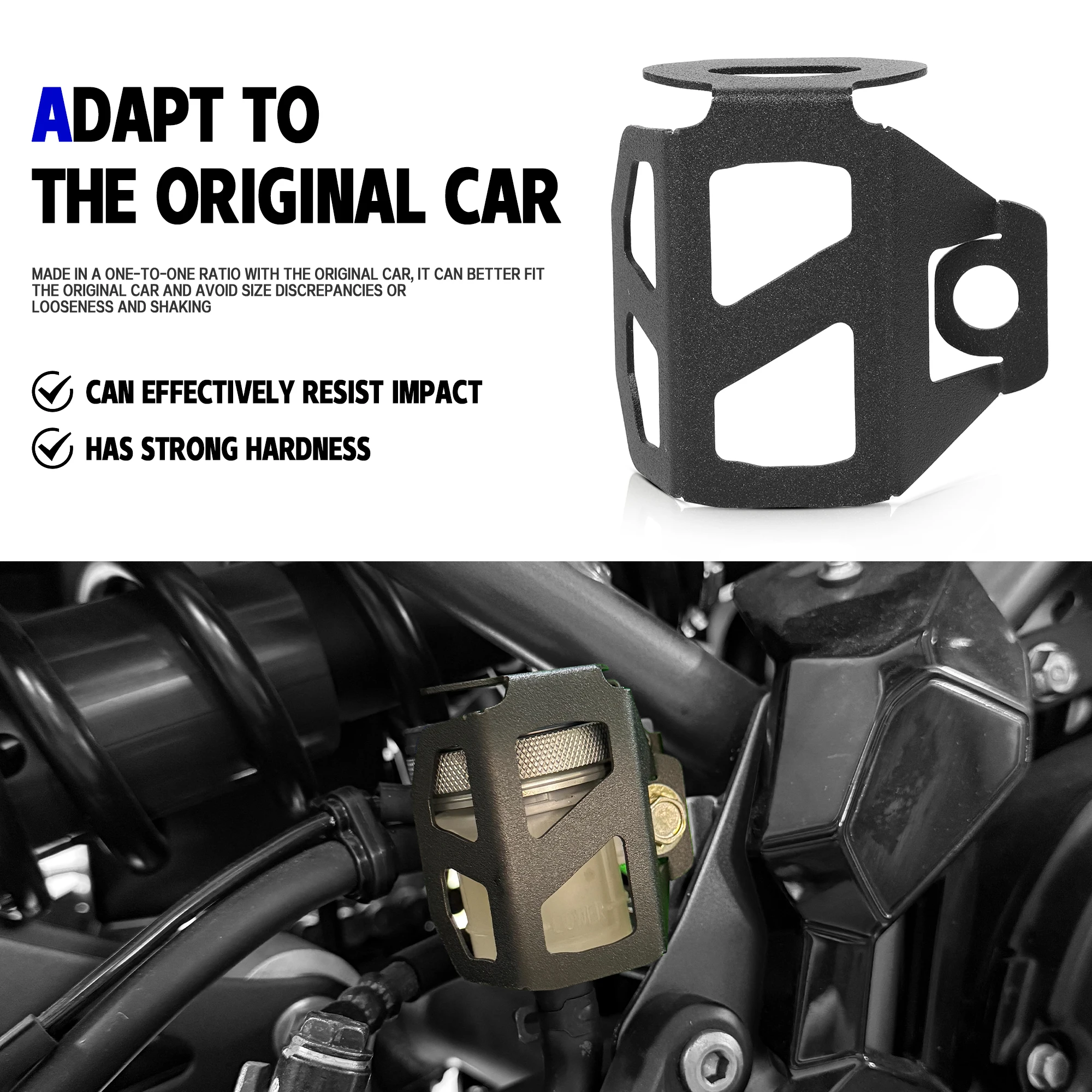 For QJMOTO SRT900SX SRT900S SRT900 Motorcycle Rear Brake Fluid Reservoir Cover Protector Guard Cap SRT 900 900S 900SX