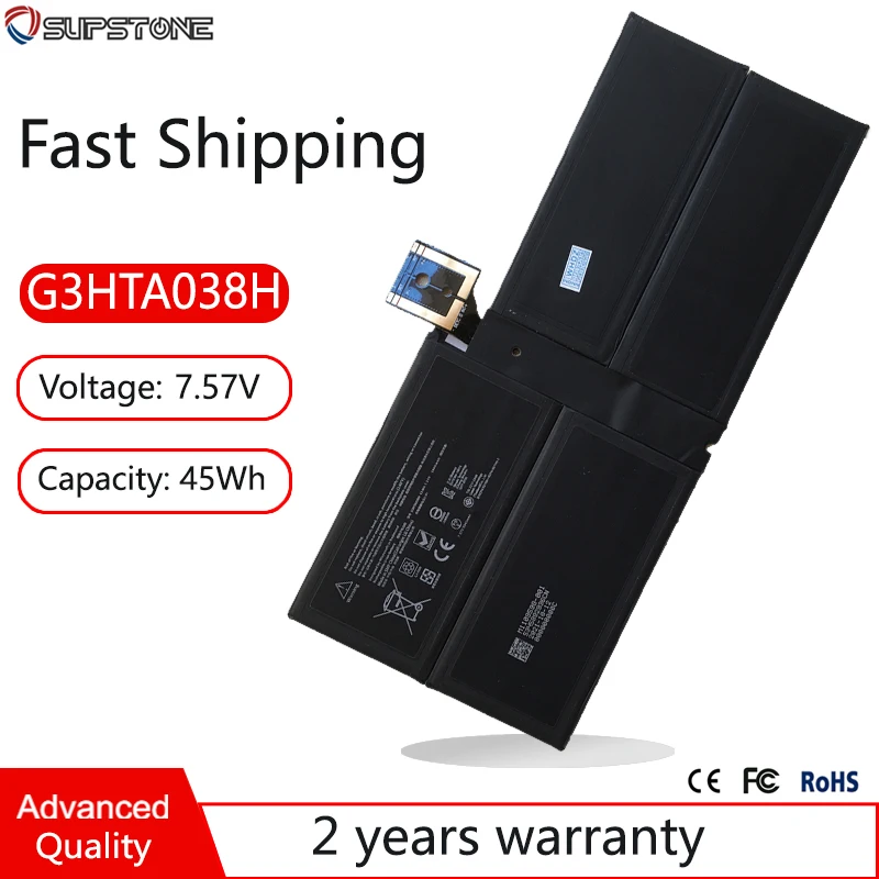 New DYNM02 G3HTA038H Laptop Battery For Microsoft Surface Pro 5 1796,Pro 6 1807 1809 12.3'' Inch Tablet