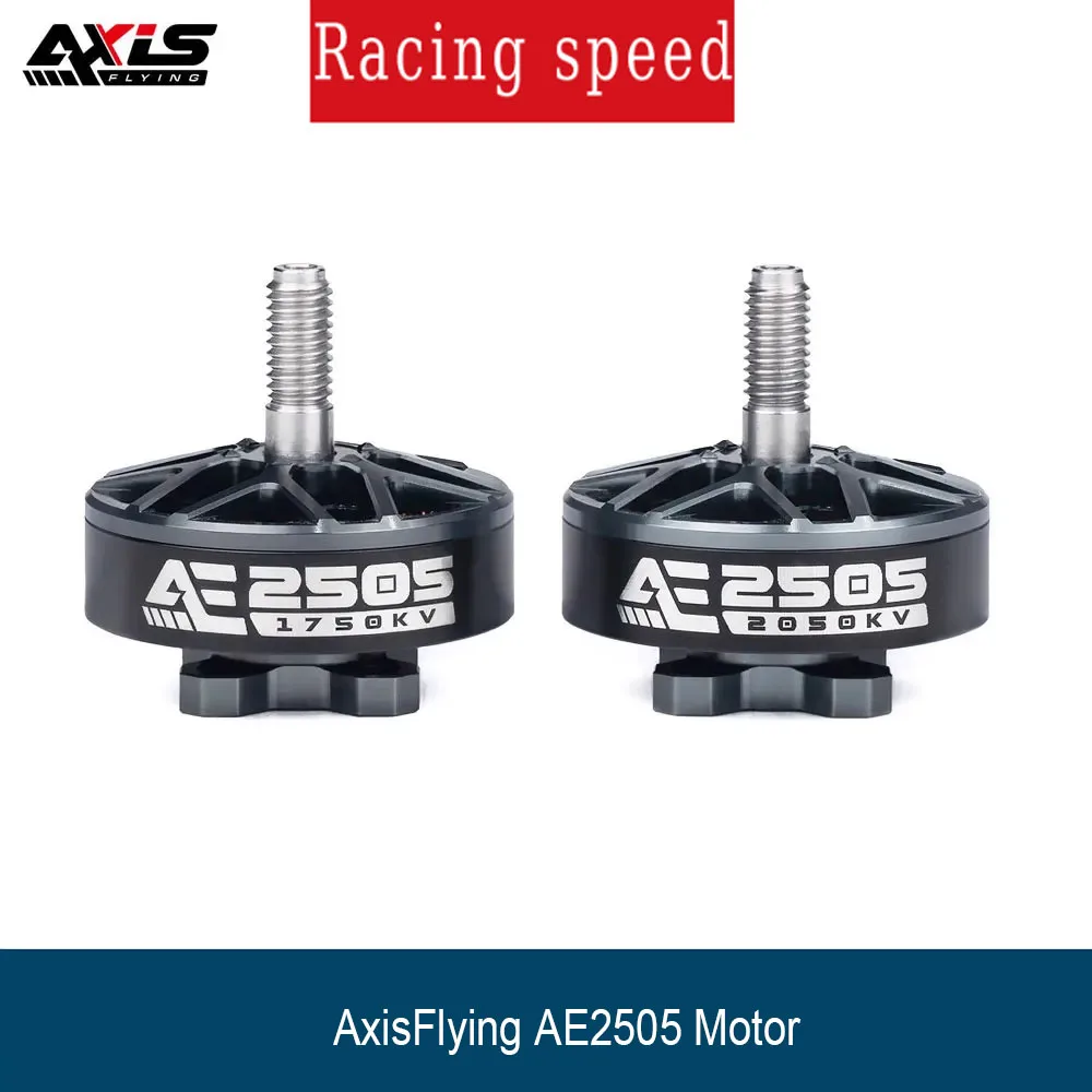 

AxisFlying AE2505 1750KV/ 2050KV 6S Brushless Motor 5mm Shaft Compatible 5-6inch for RC FPV Freestyle Drone