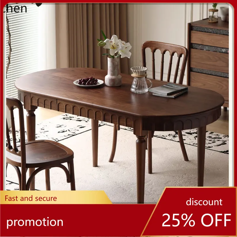 

HXL Solid Wood Dining Table Arch Design Coffee Table