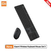 2025 Xiaomi Wireless Keyboard Mouse Set 3 2.4GHz Wireless Connect 1000DPI High Precision Portable Mouse for Office Computer