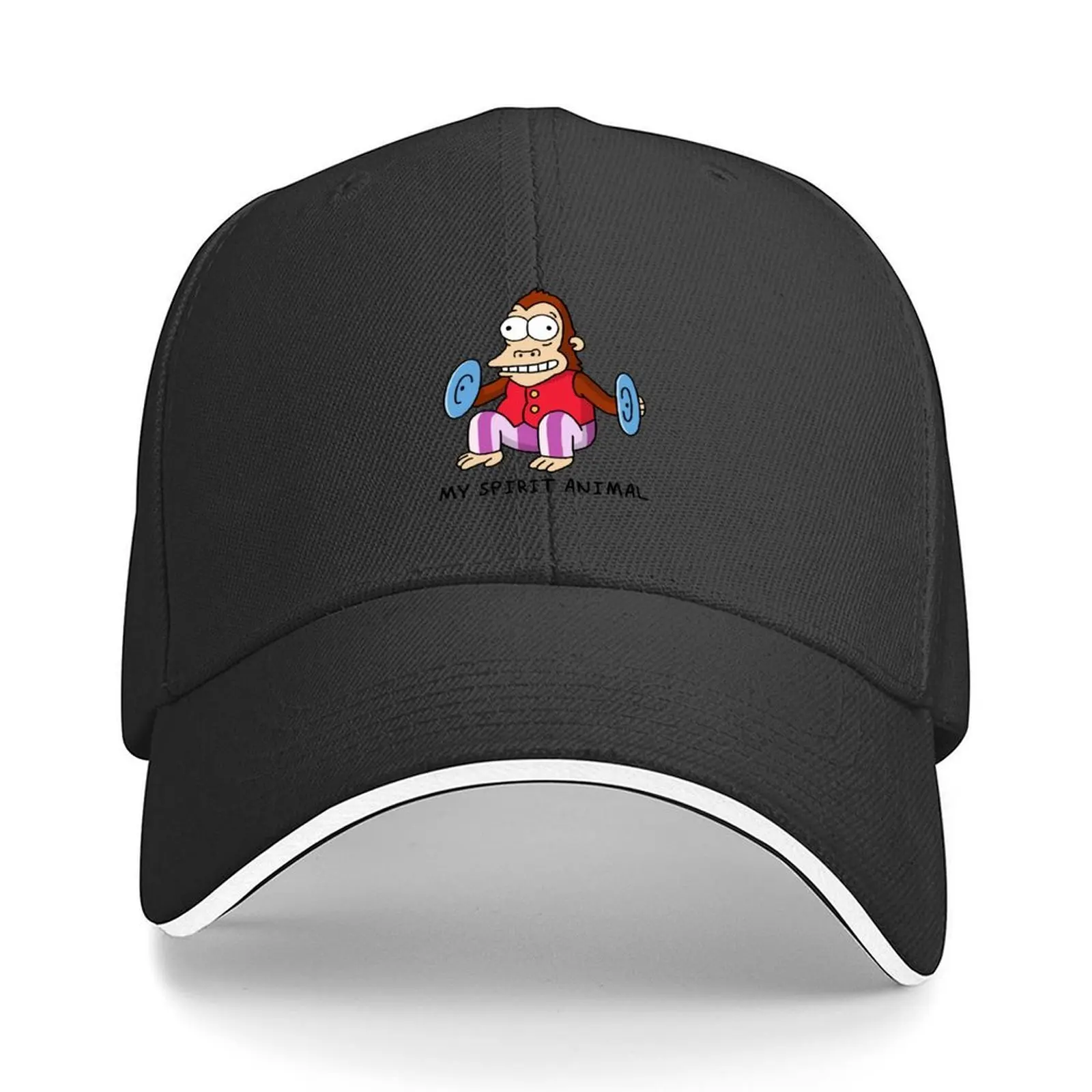 

Monkey with Cymbals Baseball Cap Hip Hop Christmas Hat Anime Kids Hat Women's Hats Men's