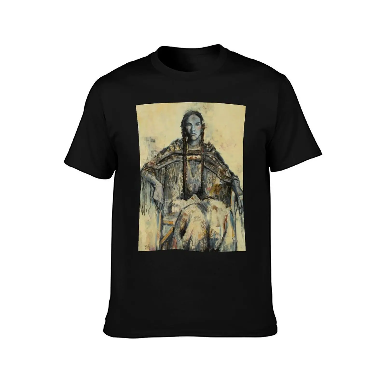 Cherokee Woman T-Shirt Summer Casual Cotton Tee Oversized Streetwear Tops Vintage Graphic Print Loose Fit Short Sleeve