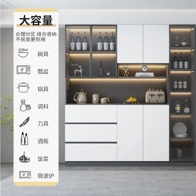 Furniture Coffee Bar Table Station Bar Corner China Cabinets For Living Room Liquor Display Cabinet With Glass Door Wine Cava
